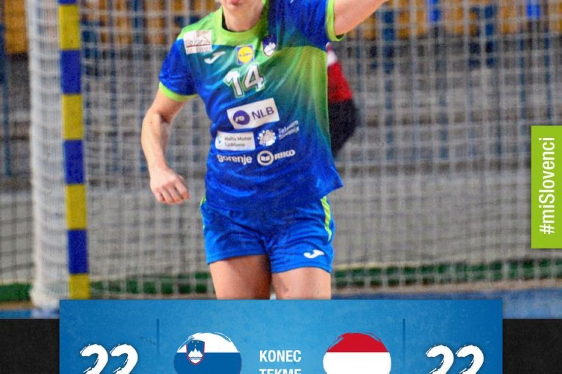 Slovenske rokometašice v Celju remizirale z Madžarkami