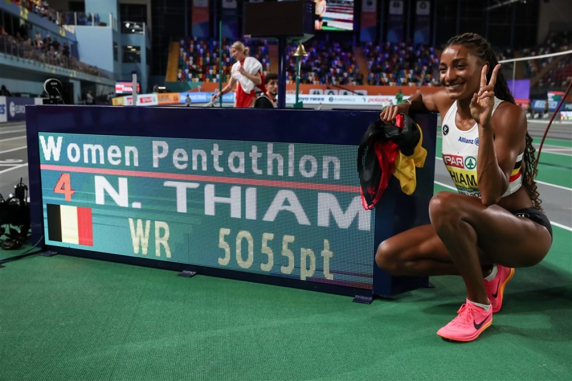 Svetovni rekord Belgijke Nafissatou Thiam v peteroboju
