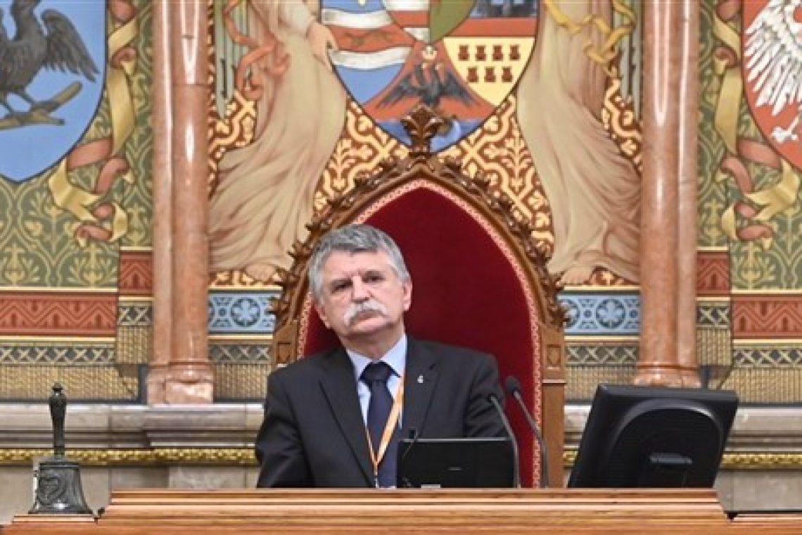 Predsednik madžarskega parlamenta na uradnem obisku v Sloveniji