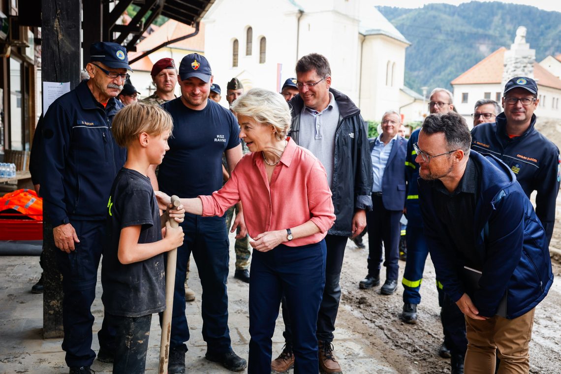 Von der Leyen: Sloveniji letos iz solidarnostnega sklada EU 100 milijonov evrov, leta 2024 pa 300 milijonov