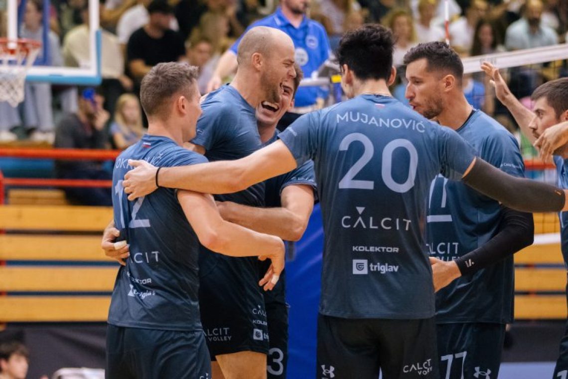 Tudi odbojkarji Calcita zanesljivi