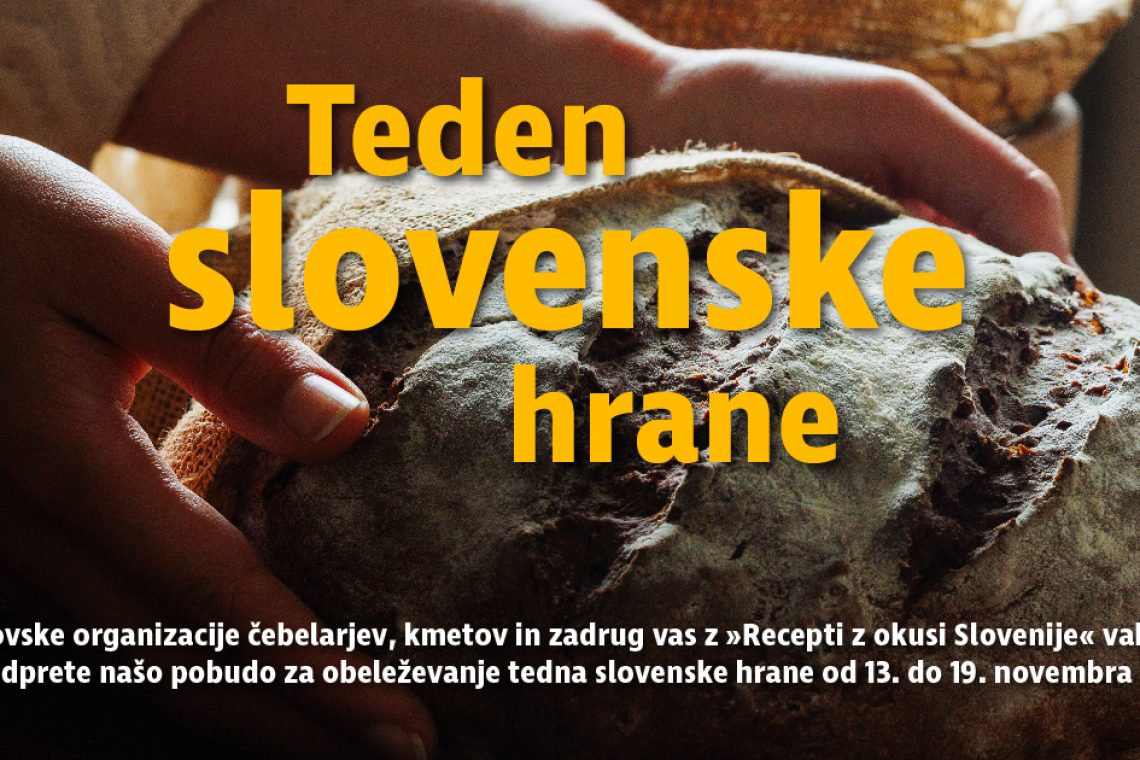 Letos prvič Teden slovenske hrane
