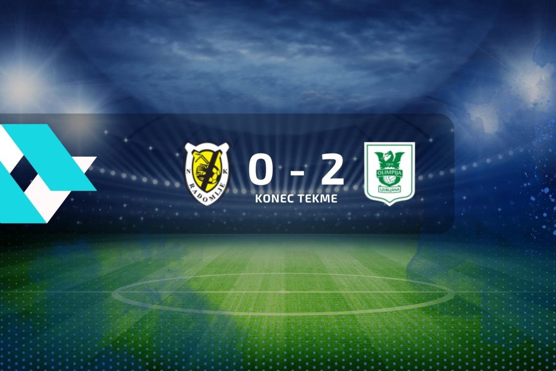 Nogometaši Olimpije so v gosteh premagali Kalcer Radomlje z 2:0