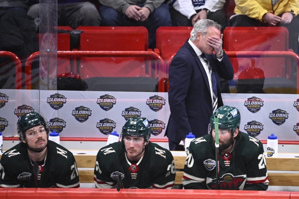 Minnesota odpustila trenerja po nizu porazov v NHL