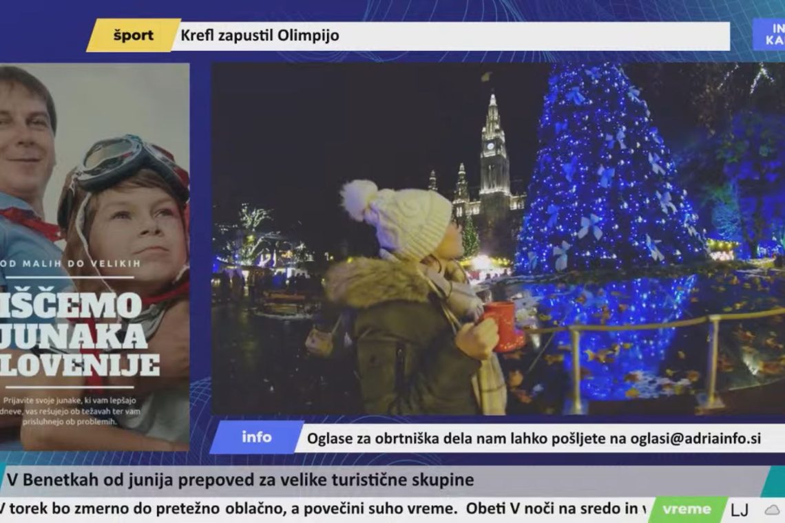 Info kanal AI v živo
