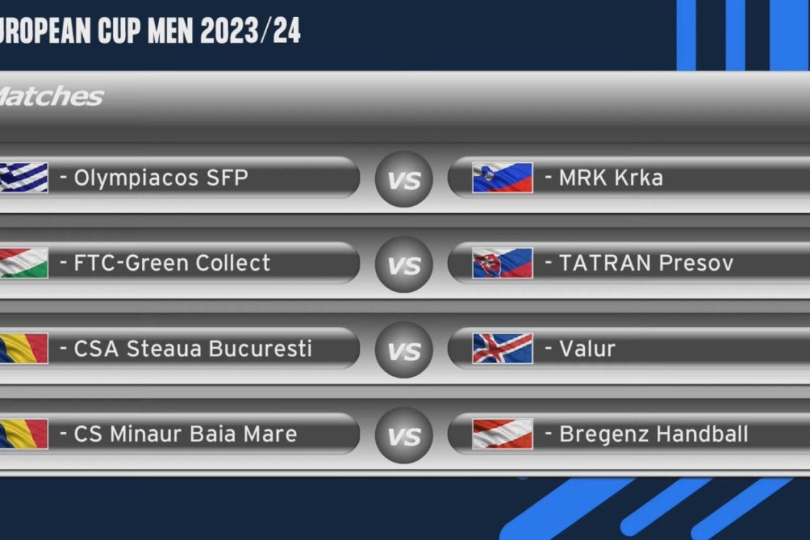 Rokometaši Krke v četrtfinalu proti Olympiakosu