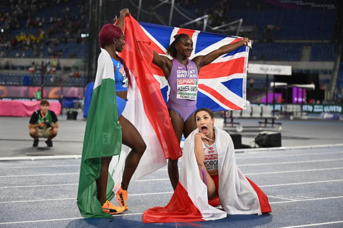 Dina Asher-Smith drugič evropska prvakinja na 100 m