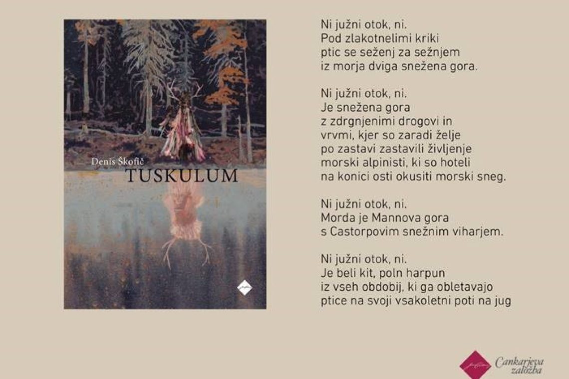 Srečanje z Denisom Škofičem, lavreatom Cankarjeve in Veronikine nagrade