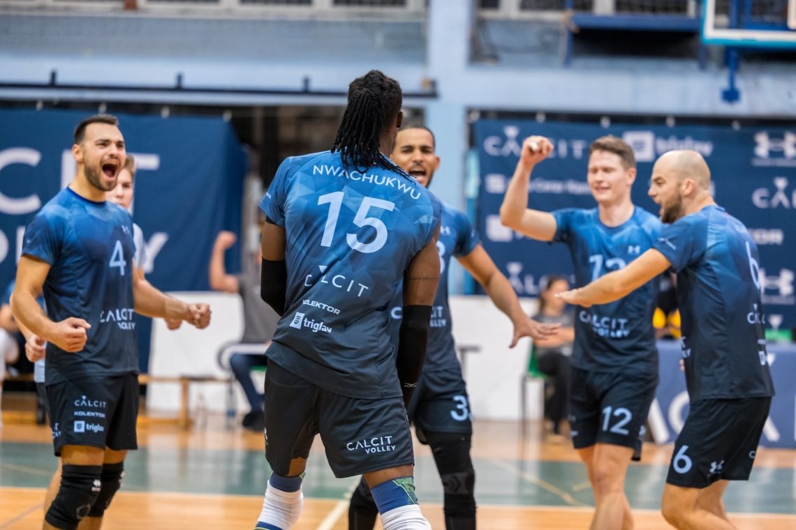 Prva prvenstvena zmaga Calcita Volleyja