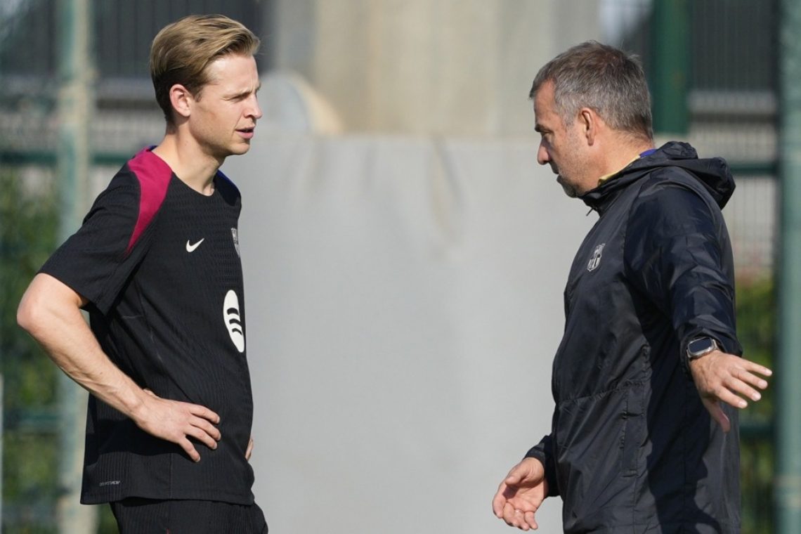 Frenkie de Jong na izhodnih vratih Barcelone