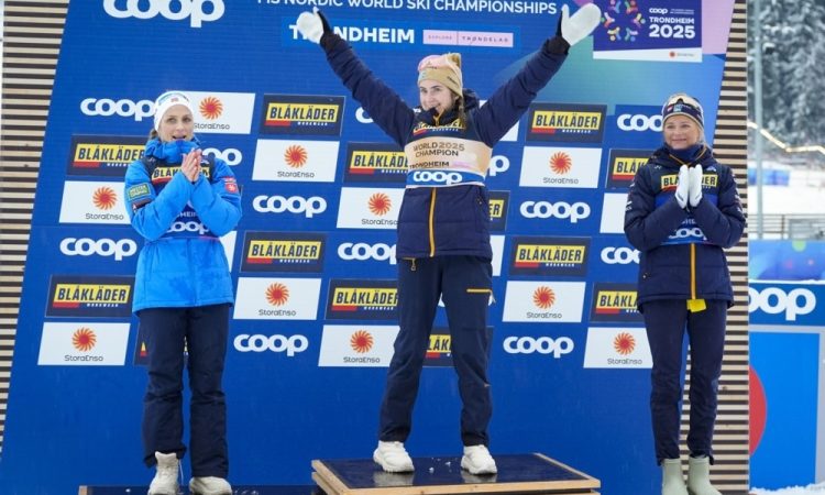 Andersson spet svetovna prvakinja, Johaug spet srebrna, Anja Mandeljc 21.