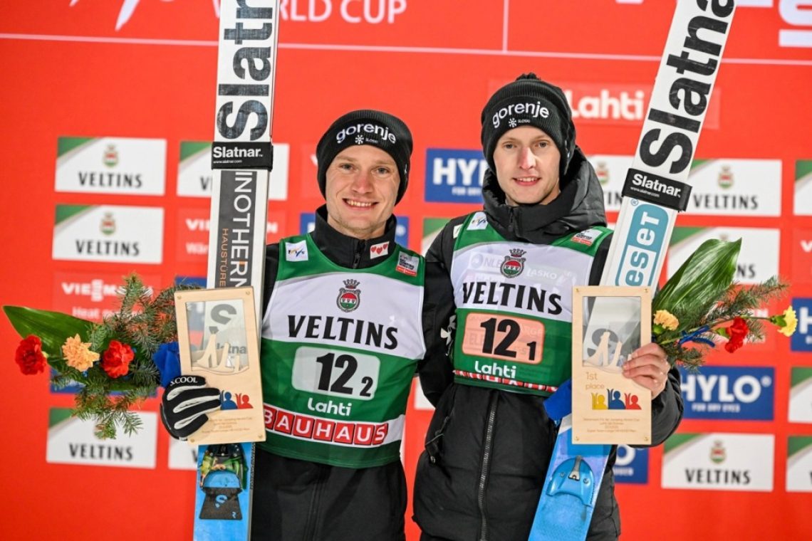 Slovenski skakalci z uspehi v Lahtiju povabili v Planico