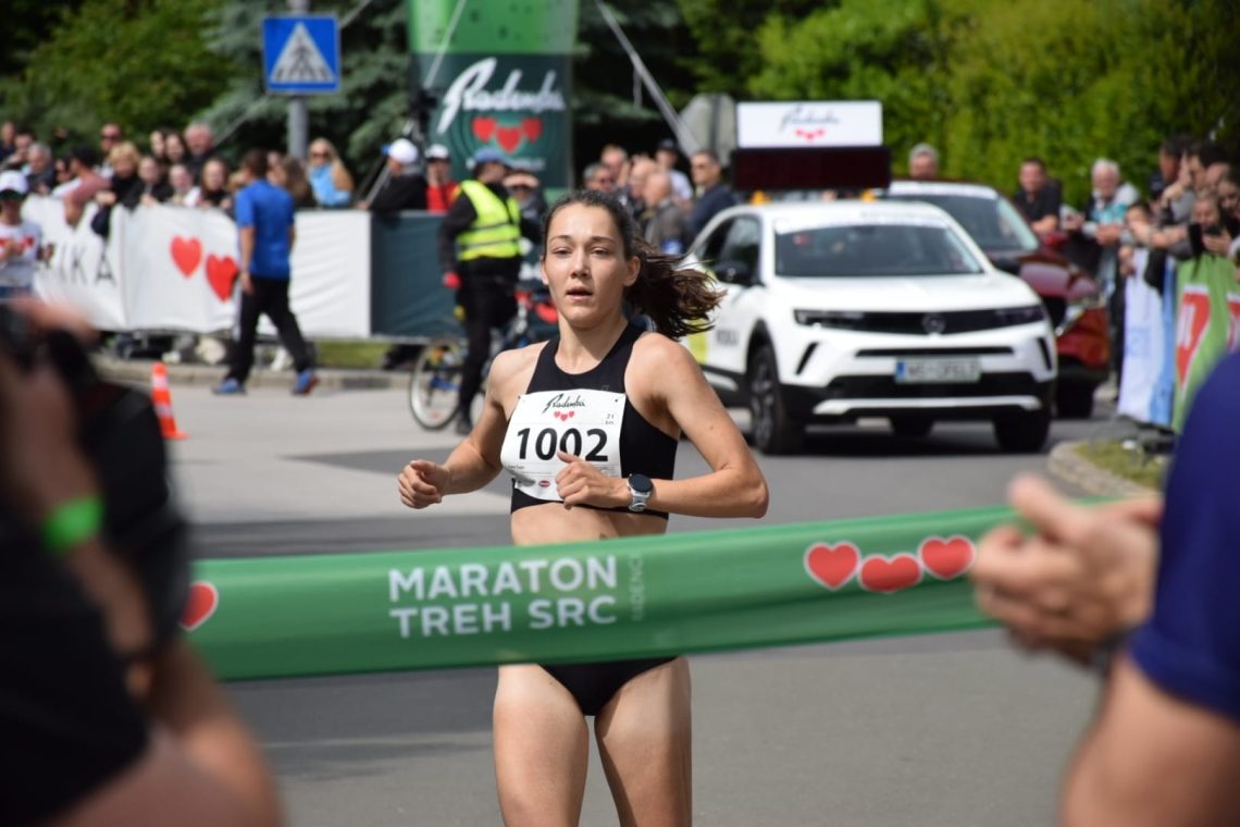 Liza Šajn in Jakob Medved državna prvaka v polmaratonu v Radencih