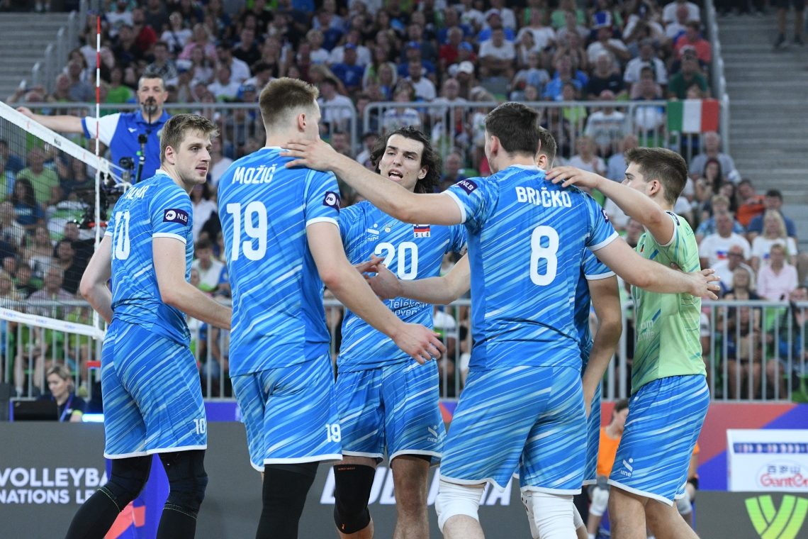 Slovenski odbojkarji obstali v polfinalu 