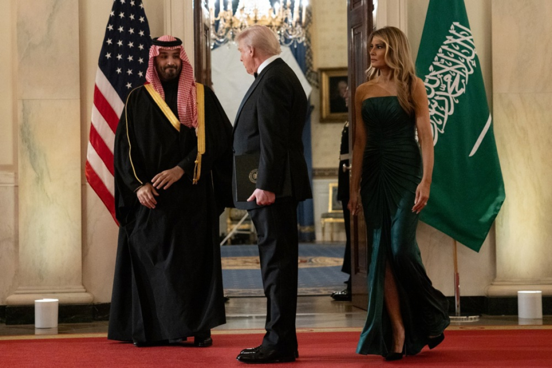 Trump napovedal nov status za Savdsko Arabijo in odprl vrata veliki vojaški prodaji