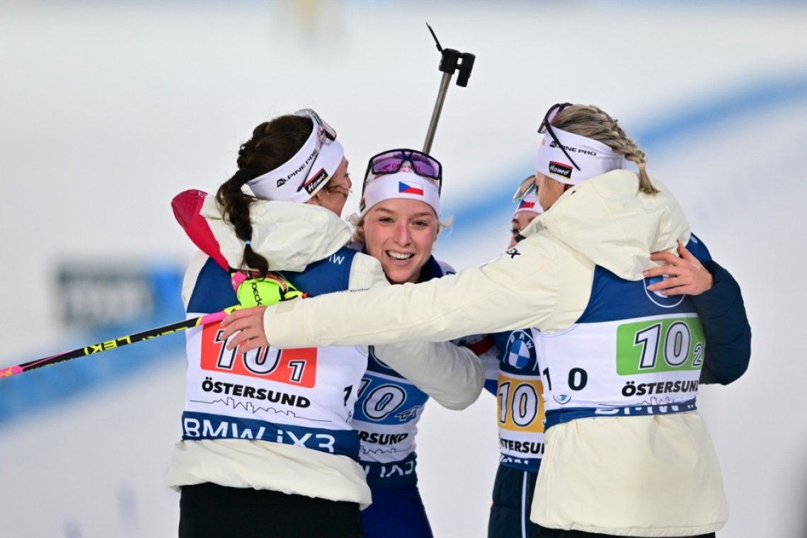Francozinjam uvodna štafeta sezone, Slovenke 12.