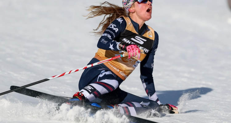 Jessie Diggins najboljša tudi v zasledovanju