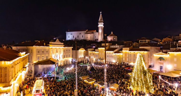 Piran in Portorož praznovala novo leto z 25.000 obiskovalci