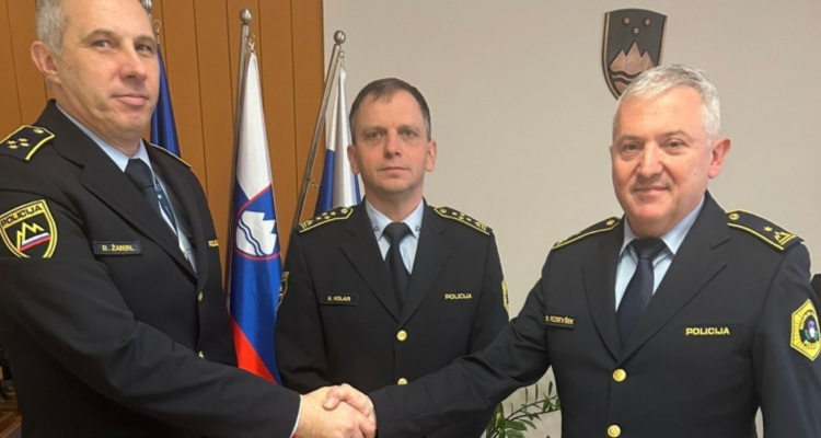 Operativno komunikacijski center PU Celje z novim vodstvom