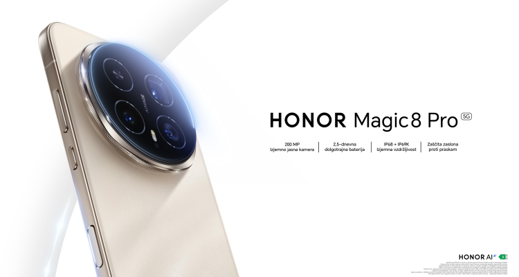 Honor v Slovenijo prinaša nova pametna telefona z izjemno vzdržljivostjo