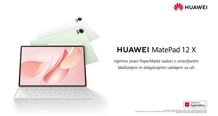HUAWEI MatePad 12 X že na slovenskih policah