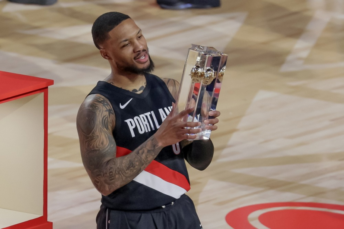 Lillard znova odličen v metu za tri točke