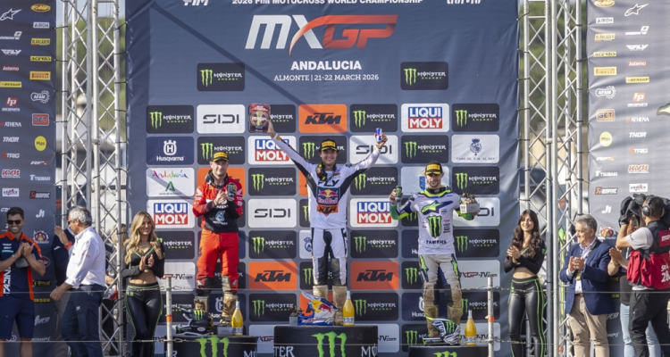 Gajser do prvih stopničk z Yamaho 